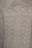 Pointelle Knit Slouch Socks Ecru